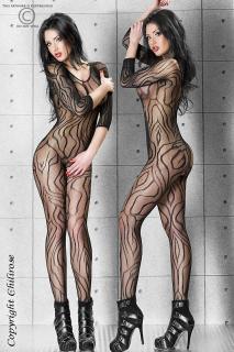 Netz-Bodystocking offen