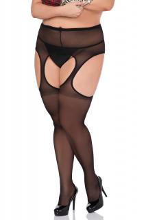 Plus Size Strumpfhose STP/02/4 schwarz