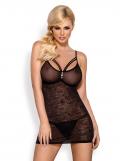 818-CHE-1 Chemise schwarz