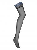 844-STO-1 Stockings schwarz/saphir