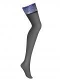 850-STO-6 Stockings schwarz/blau