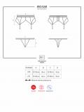 853-GAR-2 Garter Belt weiß