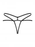 860-THC-1 Crotchless Thong schwarz