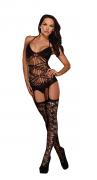 Asymmetrischer Bodysuit schwarz