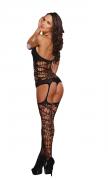 Asymmetrischer Bodysuit schwarz