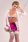 BH + Garter Belt + Dressing Gown Set M/1036