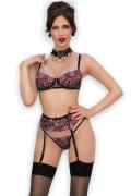 Dessous-Set CR4607 rot/schwarz