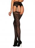 Garter Stockings S817 schwarz