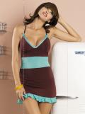 Gossip Chemise kaffeebraun