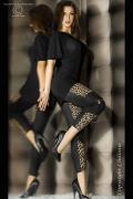 Leggings mit Leopardenmuster