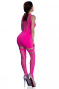 Nahtloses Minikleid + Strümpfe CR4305 hotpink