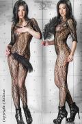 Spitzen-Bodystocking offen